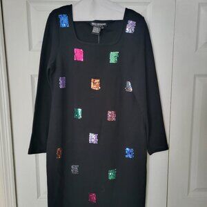 Nina Leonard Knit Dress